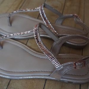 Rose Gold Aldo Sandals
